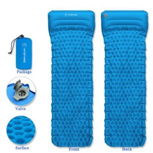 Self Air Inflating Sleeping Pad with Pillow